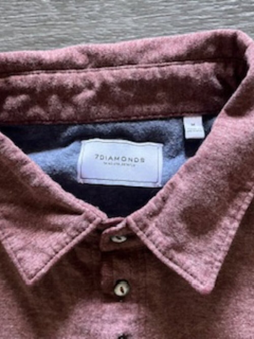🧡3/15 7 DIAMONDS Melange Polo Men's M - Picture 2 of 8